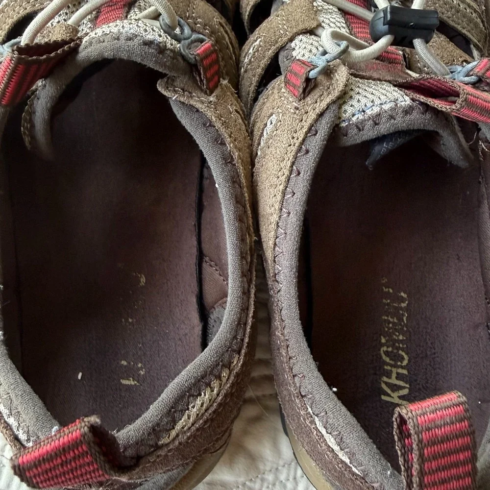 Khombu Men's Closed Toe Water Hiking Sandals Adjustable Size 10. #696736 Brown